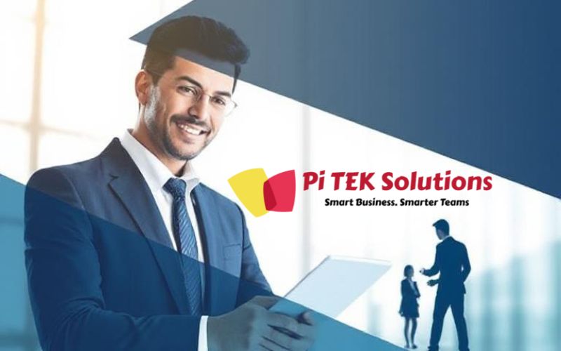 "Business leaders participating in a Pi Tek Solutions change management training session in India to ensure smooth adoption of new systems and operational processes."